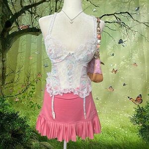Ashley Taylor Coquette Corset Top Size M- NWT